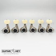 Load image into Gallery viewer, NEW Gotoh SGV510Z-M07 MGT L3+R3 LOCKING Tuners Set 3x3 - ANTIQUE X-FINISH NICKEL