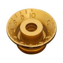 Load image into Gallery viewer, (4) EMBOSSED Vintage Style Top Hat Bell Knobs fit Gibson® USA &amp; CTS, AMBER