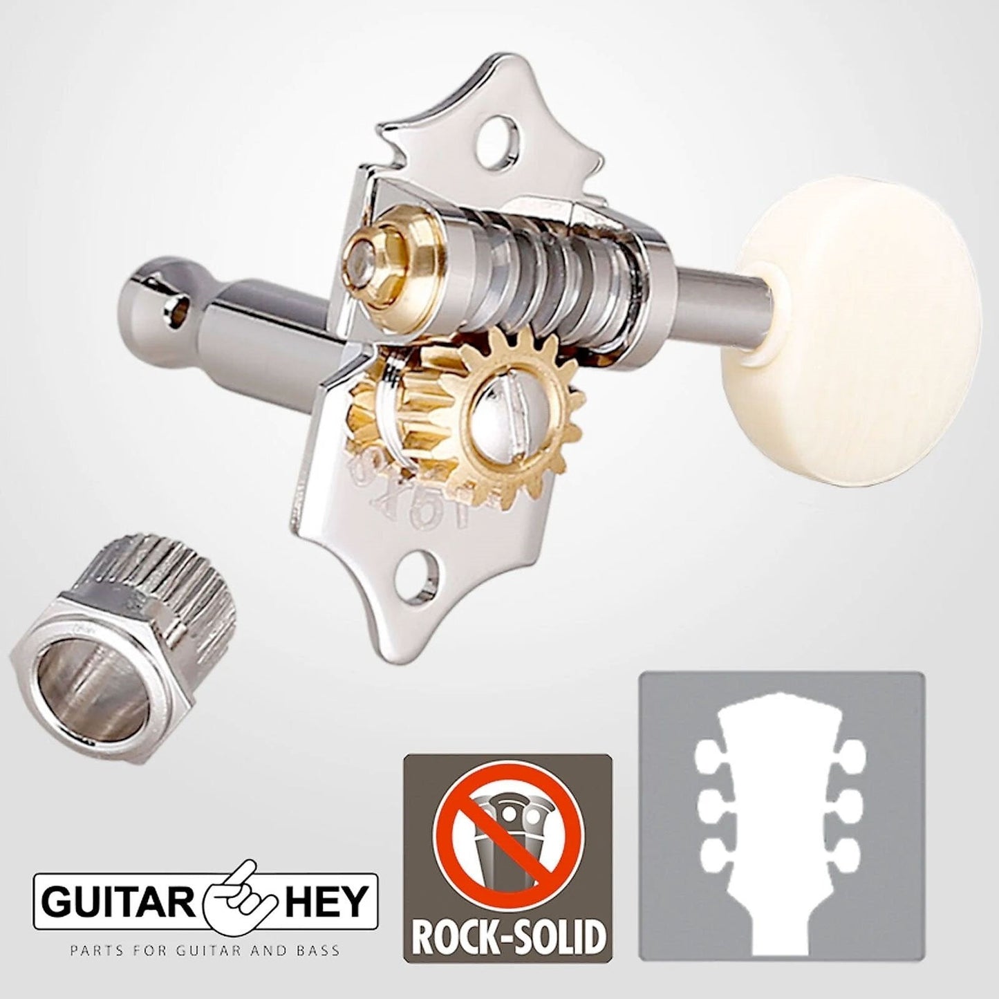 NEW GOTOH SXB510-M5 Electric/Acoustic Guitar 1:15 Vintage Tuners 3x3 - NICKEL