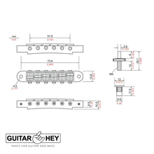 Load image into Gallery viewer, NEW Tonepros LPM04 Standard Tunematic Bridge and Tailpiece Set - CHROME