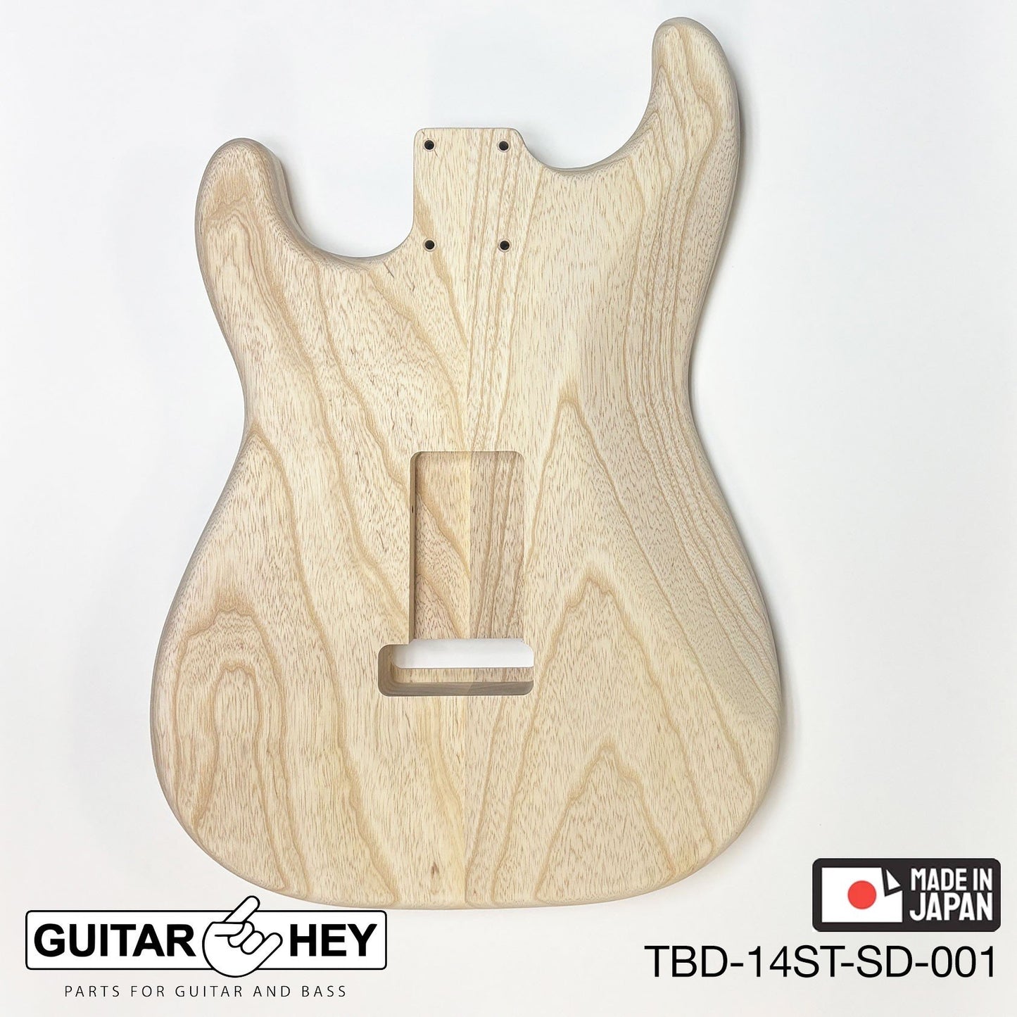 NEW Hosco JAPAN Unfinished, Sanded Strat® 62's Style Body Swamp Ash 2-piece #001