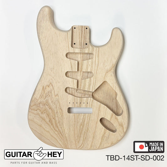 NEW Hosco JAPAN Unfinished, Sanded Strat® 62's Style Body Swamp Ash 2-piece #002