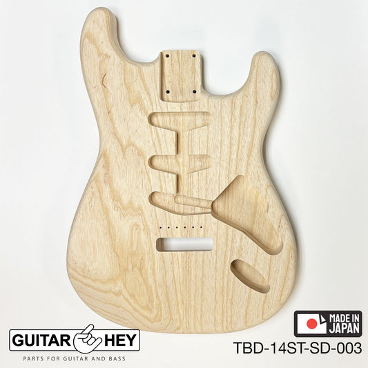NEW Hosco JAPAN Unfinished, Sanded Strat® 62's Style Body Swamp Ash 2-piece #003