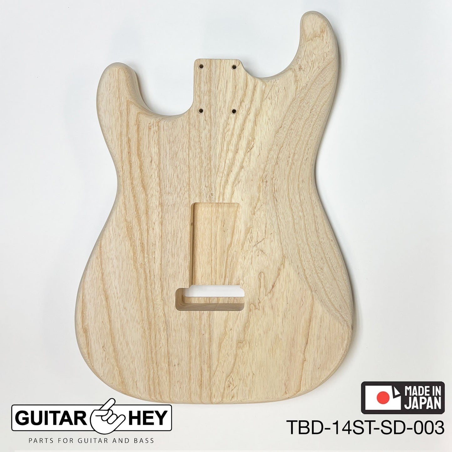NEW Hosco JAPAN Unfinished, Sanded Strat® 62's Style Body Swamp Ash 2-piece #003