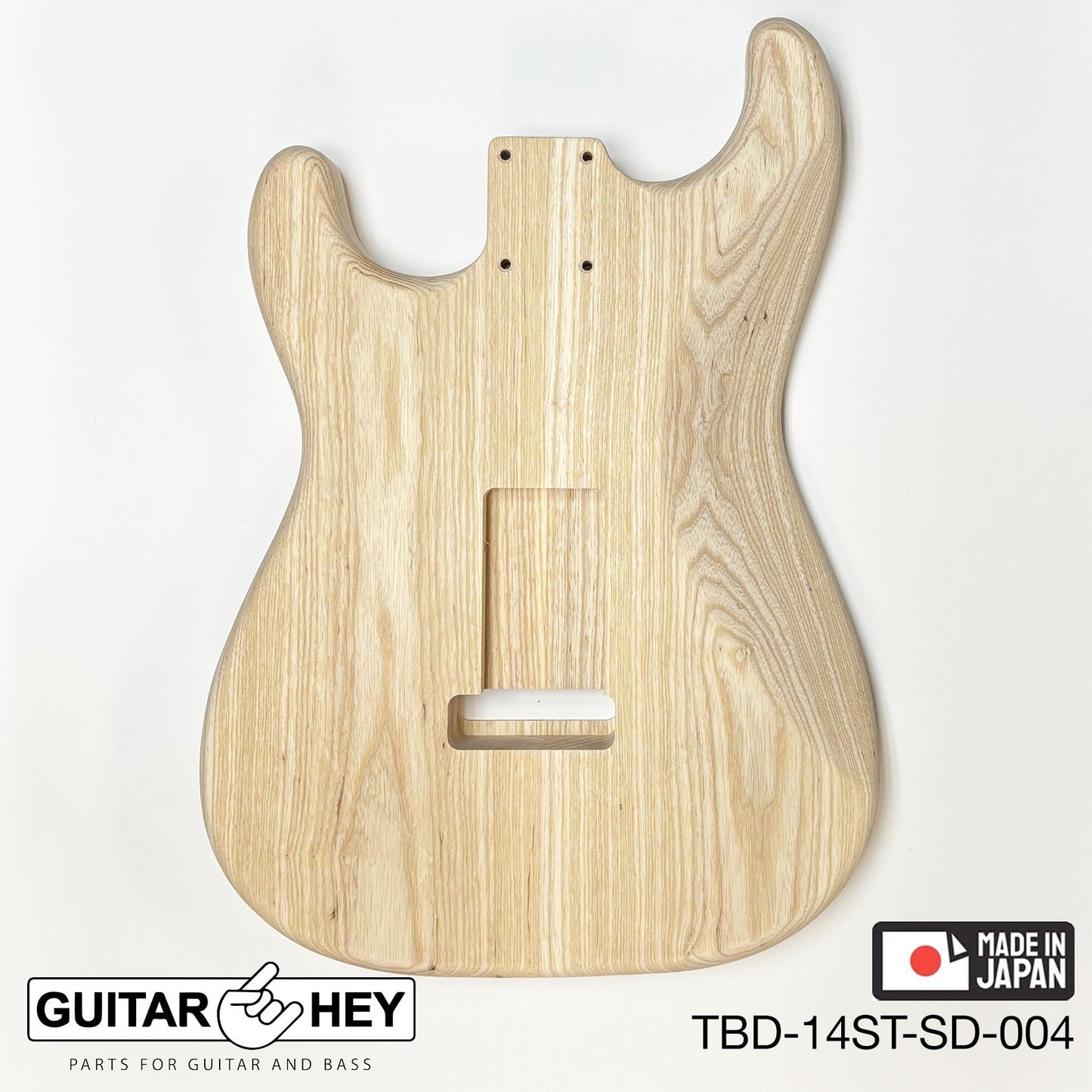 NEW Hosco JAPAN Unfinished, Sanded Strat® 62's Style Body Swamp Ash 2-piece #004