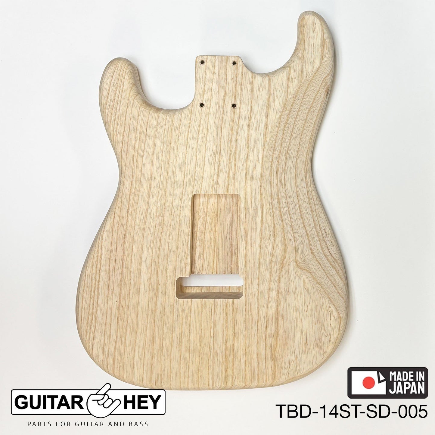 NEW Hosco JAPAN Unfinished, Sanded Strat® 62's Style Body Swamp Ash 2-piece 2405