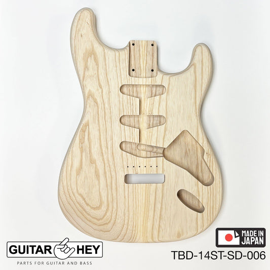 NEW Hosco JAPAN Unfinished, Sanded Strat® 62's Style Body Swamp Ash 2-piece #006