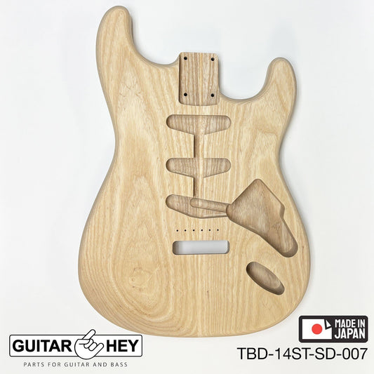 NEW Hosco JAPAN Unfinished, Sanded Strat® 62's Style Body Swamp Ash 2-piece #007