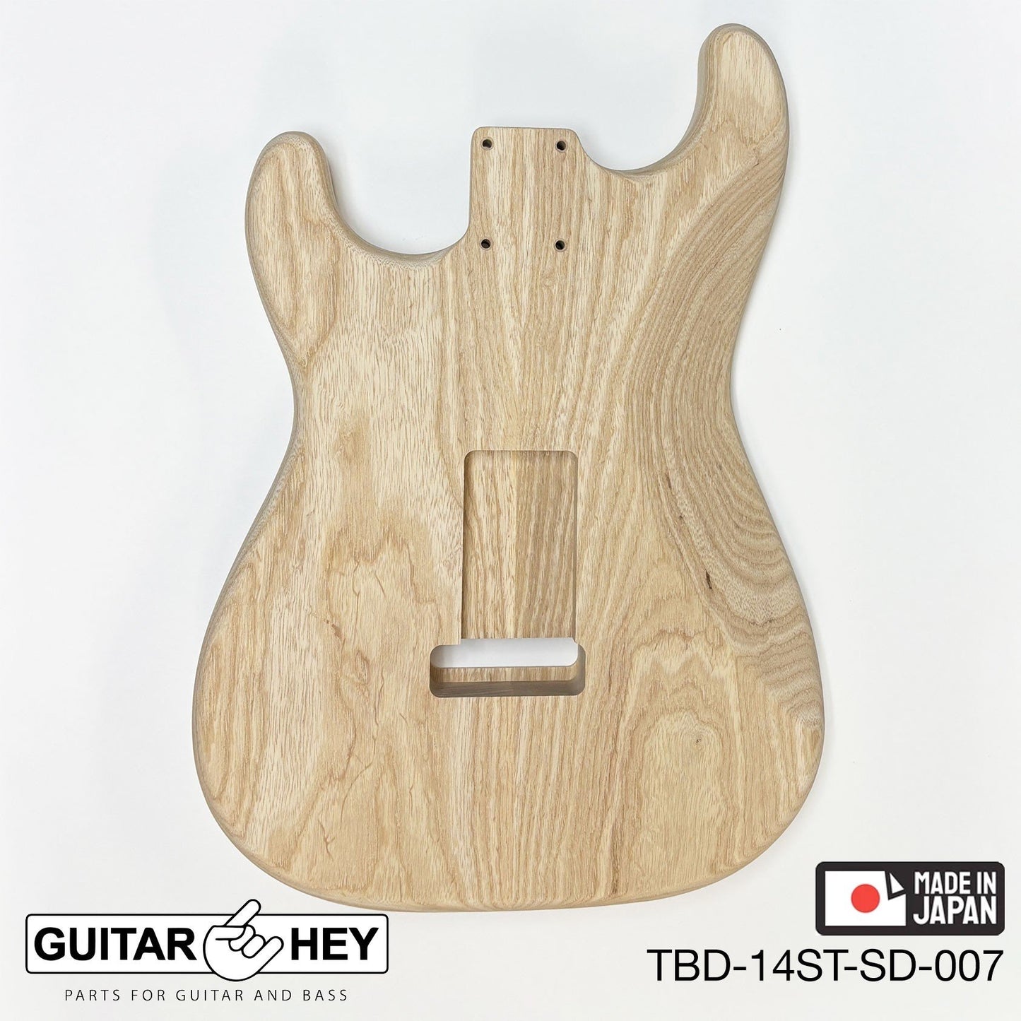NEW Hosco JAPAN Unfinished, Sanded Strat® 62's Style Body Swamp Ash 2-piece #007