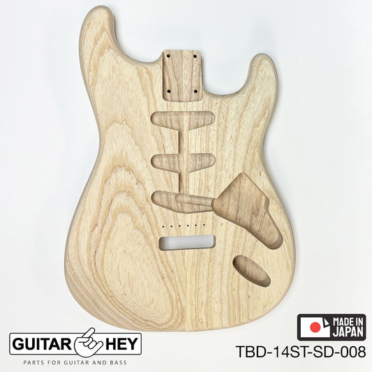 NEW Hosco JAPAN Unfinished, Sanded Strat® 62's Style Body Swamp Ash 2-piece #008