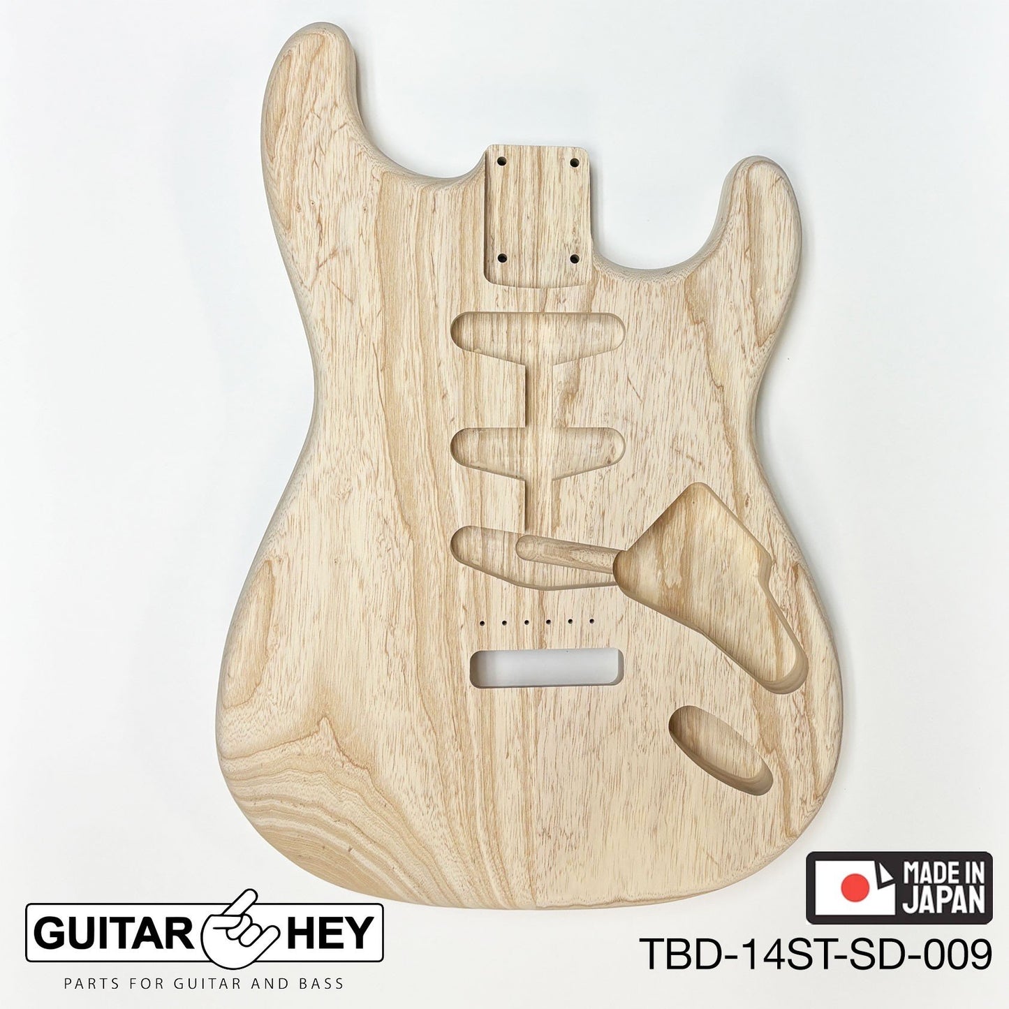 NEW Hosco JAPAN Unfinished, Sanded Strat® 62's Style Body Swamp Ash 2-piece #009