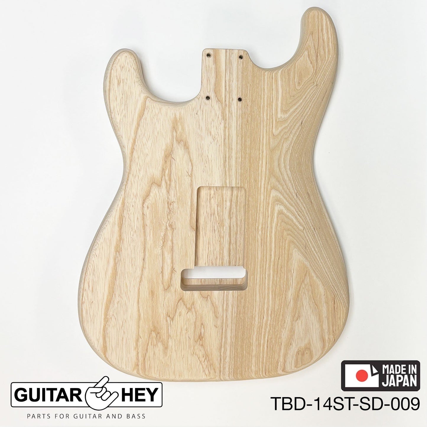 NEW Hosco JAPAN Unfinished, Sanded Strat® 62's Style Body Swamp Ash 2-piece #009