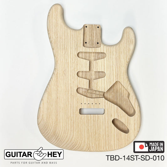 NEW Hosco JAPAN Unfinished, Sanded Strat® 62's Style Body Swamp Ash 2-piece #010