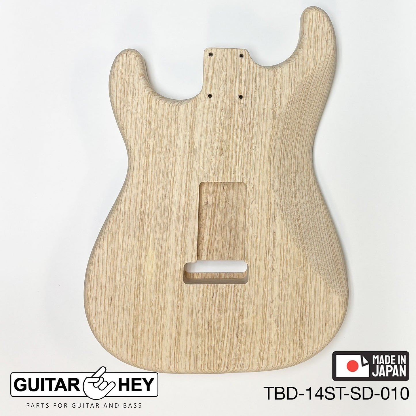 NEW Hosco JAPAN Unfinished, Sanded Strat® 62's Style Body Swamp Ash 2-piece #010