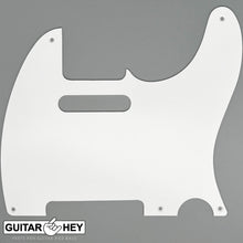 Load image into Gallery viewer, NEW Non-Beveled 1-Ply 5 Holes Pickguard For Fender Telecaster/Tele .080&quot; - WHITE