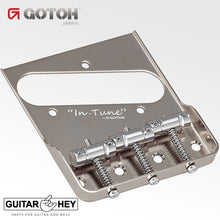 Load image into Gallery viewer, NEW Gotoh Ti-TC1S TITANIUM Saddles Compensating BRIDGE for Telecaster - NICKEL