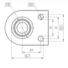 Load image into Gallery viewer, NEW 6 In Line LOCKING 2 PIN TUNERS for Electric Guitar 18:1 w/ Hardware - CHROME