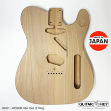 Load image into Gallery viewer, NEW Hosco JAPAN Unfinished Telecaster 62&#39;s Style Body, 2-piece - SANDED - 2401