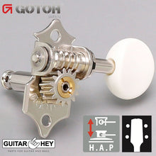 Load image into Gallery viewer, NEW Gotoh UK700-05MA Height Adjustable HAP Ukulele Tuning Keys Tuners - NICKEL