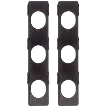 Load image into Gallery viewer, NEW Hipshot 6 inline Non-Staggered Locking LEFT-HANDED KNURLED Buttons - BLACK