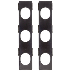 NEW Hipshot 6 inline Non-Staggered Locking LEFT-HANDED KNURLED Buttons - BLACK