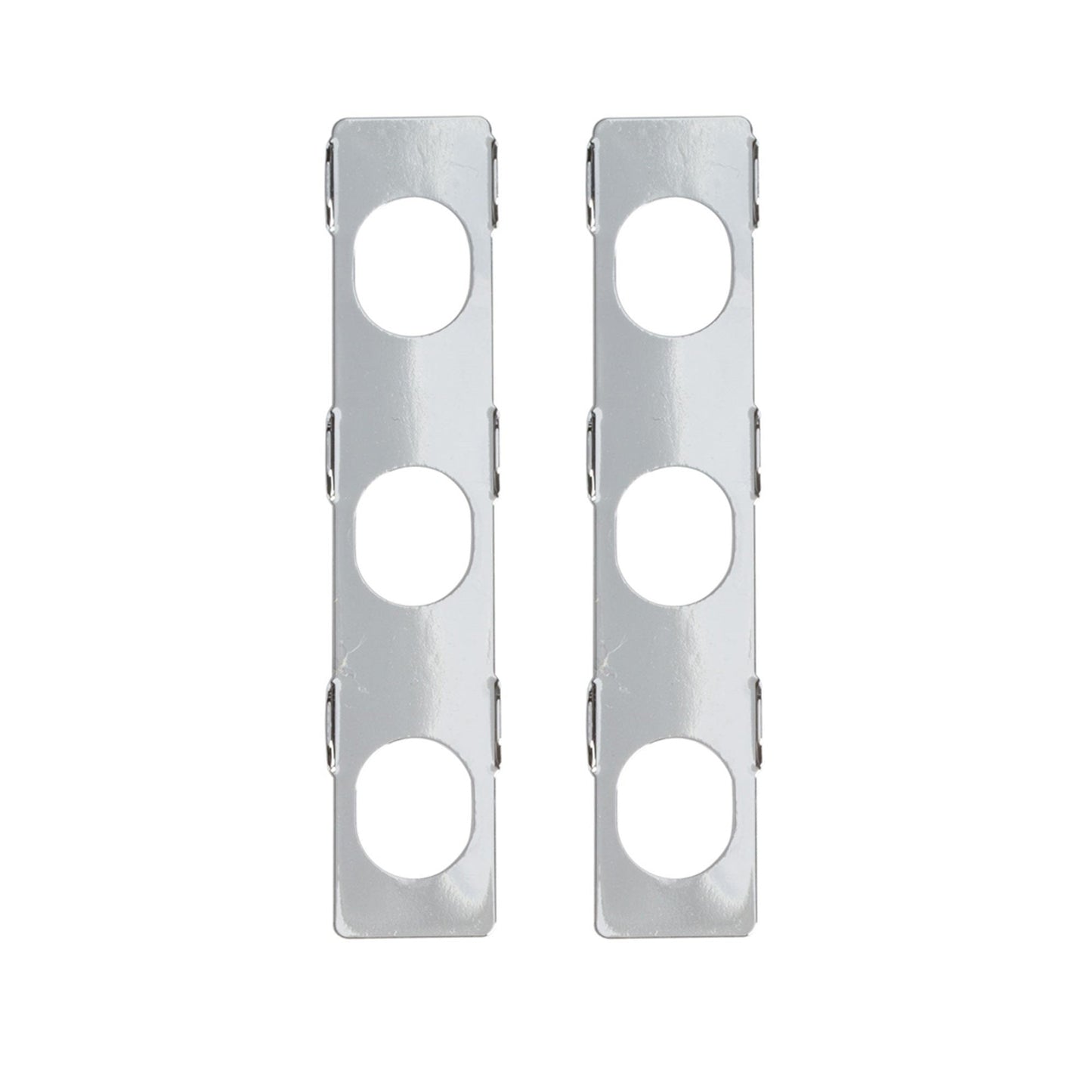 NEW Hipshot 6 inline LEFT-HANDED Open-Gear Grip-Locking STAGGERED Tuners CHROME