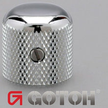 Load image into Gallery viewer, NEW (1) Gotoh VK1-18 - Control Knob - DOME - Bass, Guitar - METAL - CHROME