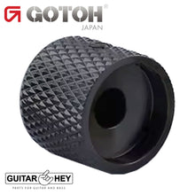 Load image into Gallery viewer, NEW (1) Gotoh VK1-19 - Control Knob - DOME - Bass Guitar 6mm hole METAL - BLACK