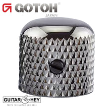 Carregar imagem no visualizador da galeria, NEW (1) Gotoh VK1-19 Control Knob DOME Bass Guitar 6mm hole, METAL - COSMO BLACK