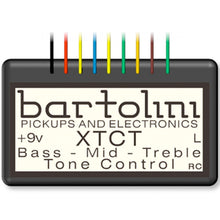 Carregar imagem no visualizador da galeria, NEW Bartolini XTCT Tone Control Module Wide Range of Boost of bass, MR &amp; treble