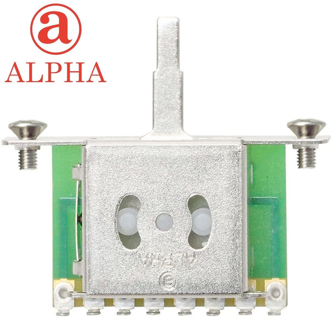 NEW Alpha 5-Way Pickup Selector Lever Switch For Import Strat Style Guitar