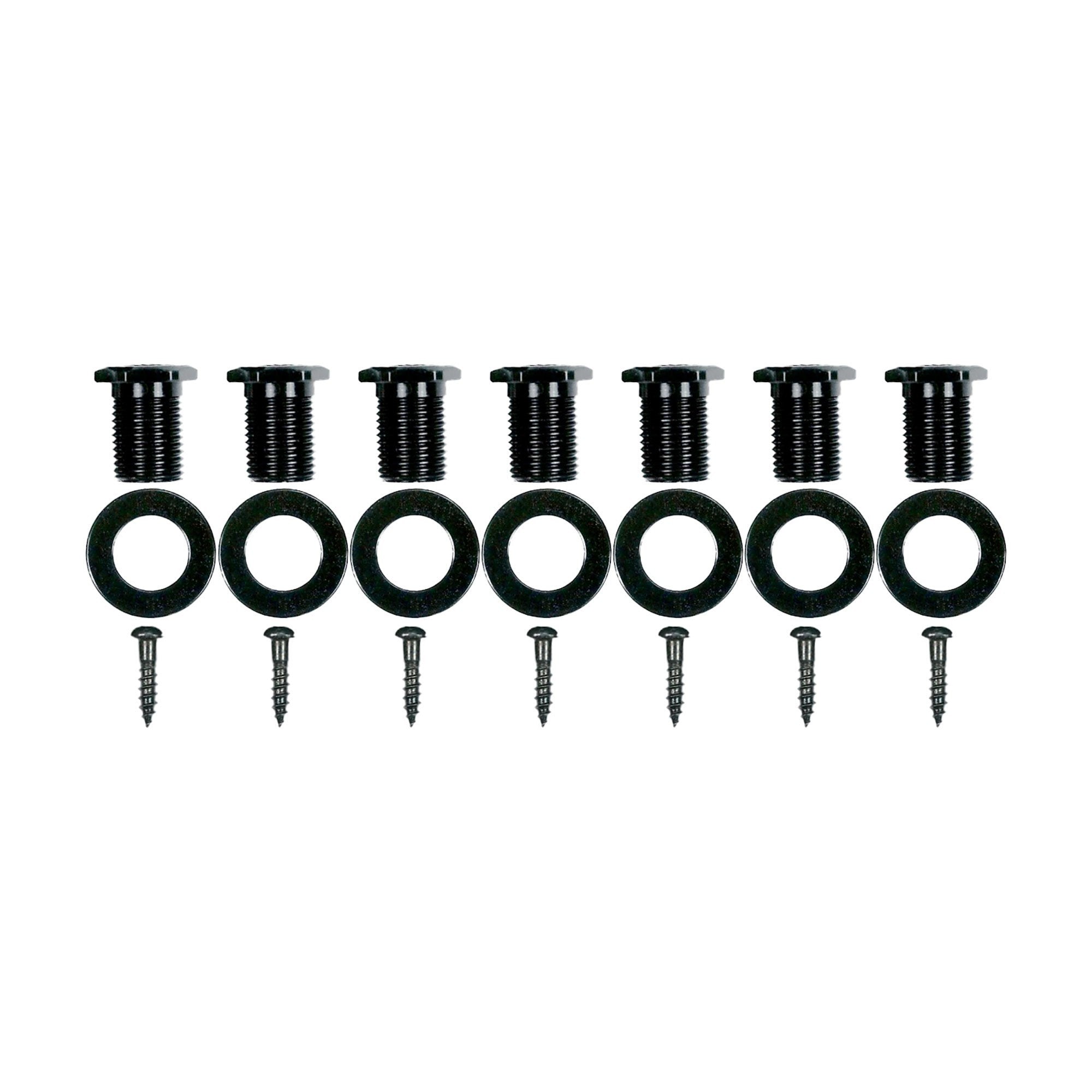 NEW Gotoh SG381-07 MGT 7 in Line Locking Tuners Set NON-Staggered
