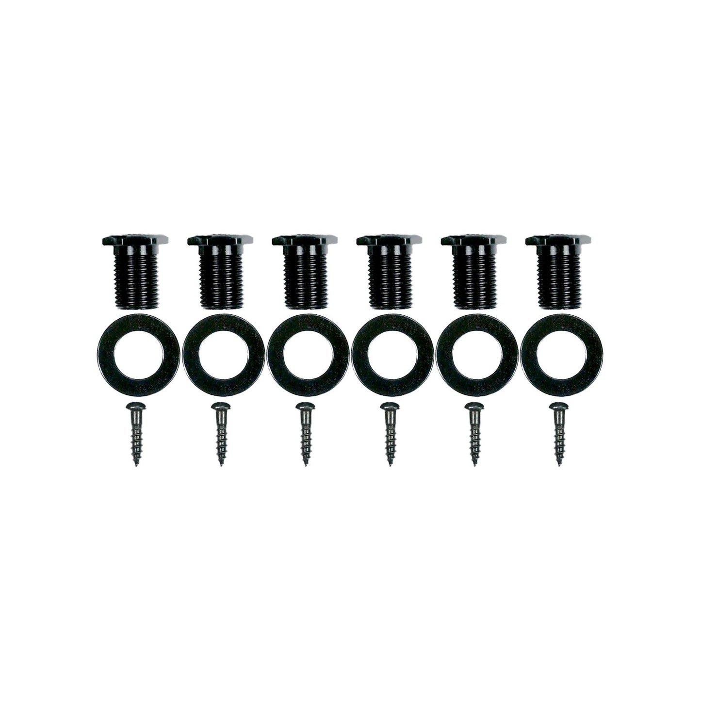 NEW Gotoh SG381-05P1 MG L3+R3 Set LOCKING Mini Tuners OVAL PEARLOID 3x3 - BLACK