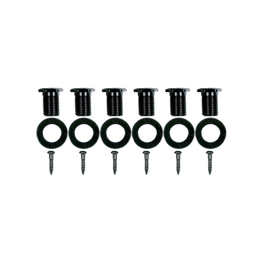 NEW Gotoh SG381-20 TUNING KEYS SET L3+R3 Grover Style Button Tuners 3x3 - BLACK