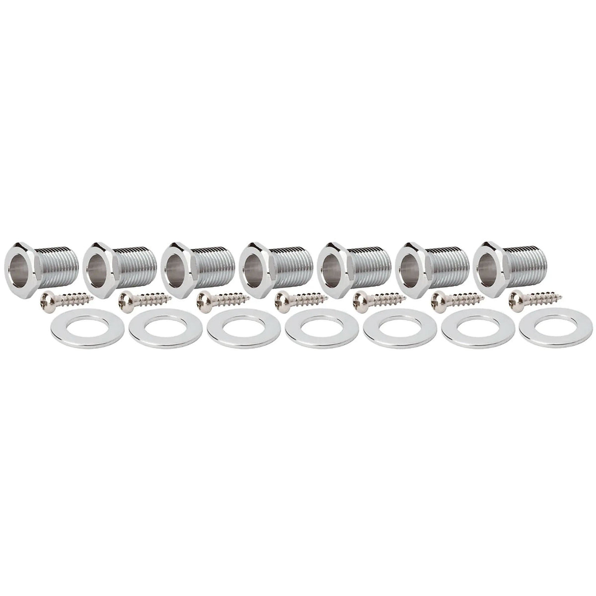 NEW Gotoh SG381-07 L7 Set 7 in line Tuners Keys w/ Screws Right Handed - CHROME