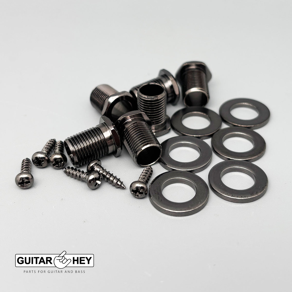 NEW Gotoh SG381-EN07 Guitar Tuning L3+R3 w/ EBONY Buttons Set 3x3 - COSMO BLACK