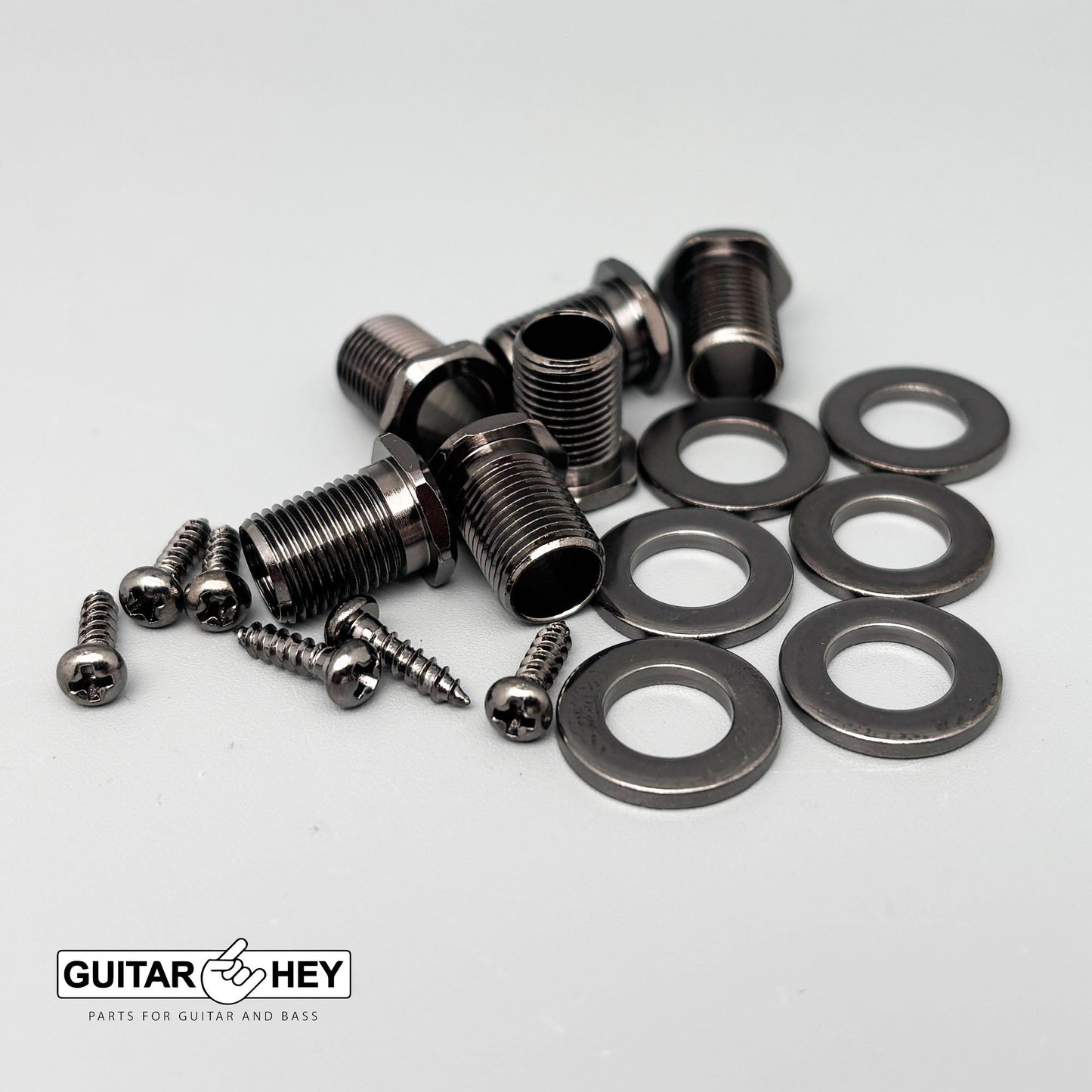 Gotoh SG360-05 Set 6 In-Line Schaller Style Mini Tuners Tuning Keys COSMO BLACK
