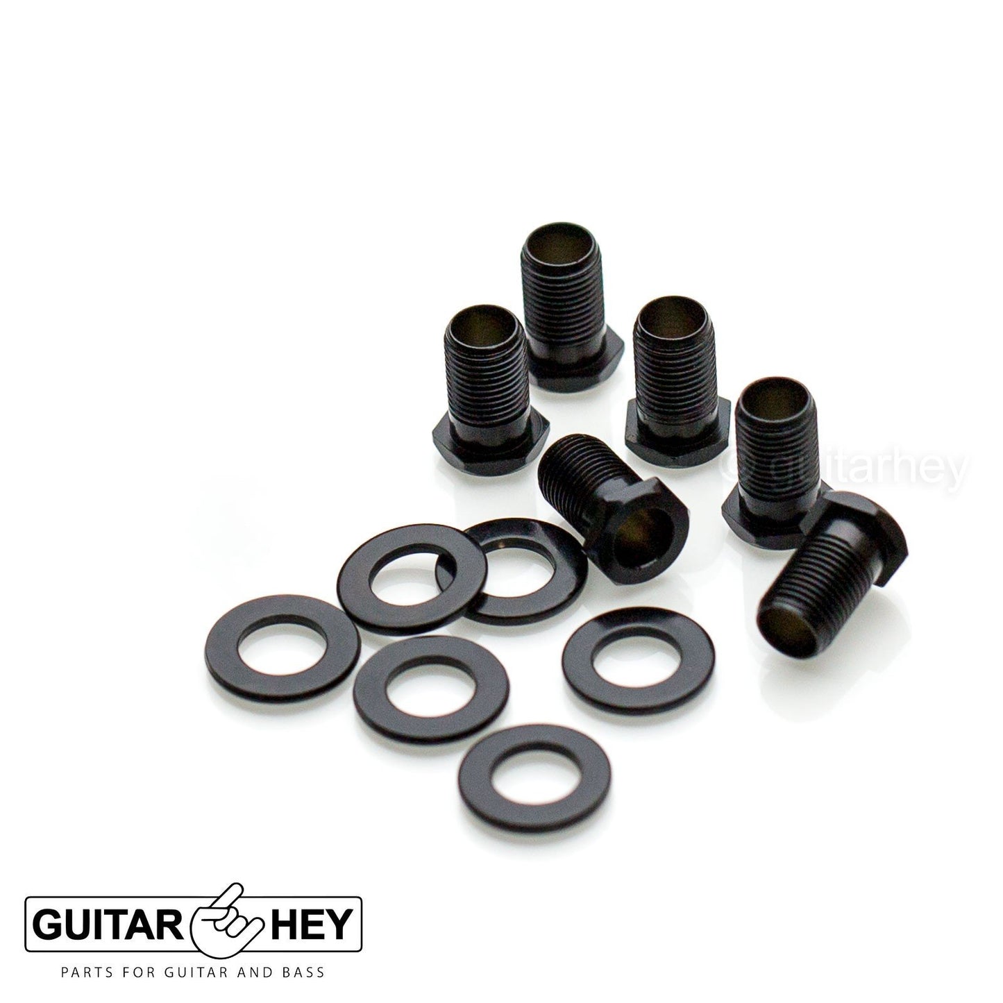 NEW Hipshot STAGGERED AMBER MOON Kit Fender® Directrofit™ LOCKING LEFTY - BLACK