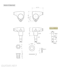 Load image into Gallery viewer, NEW Gotoh SGV510Z-L5 HAPM Locking Set L3+R3 Adjustable Height, 1:21, 3x3 - GOLD