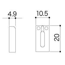 Load image into Gallery viewer, Gotoh S21C Set of 6 Steel Tremolo/Bridge Replacement Saddles 10.5mm Width CHROME