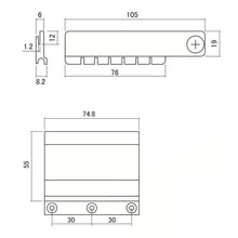 Load image into Gallery viewer, NEW Short Gibson Style Vibrato With Arm - 30mm Mounting Hole Spacing - NICKEL