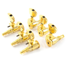 Load image into Gallery viewer, USA Sperzel LOCKING TUNERS 3x3 Trim-Lock PIN Tuning 3+3 Trimlock - GOLD PLATED