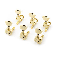 Load image into Gallery viewer, USA Sperzel EZ-MOUNT LOCKING TUNERS 3x3 Trim-Lock Gibson Les Paul - SATIN GOLD
