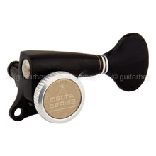 Load image into Gallery viewer, NEW Gotoh 510-MGT DELTA Series 6 in Line Locking Tuning Keys STAG 18:1 - BLACK