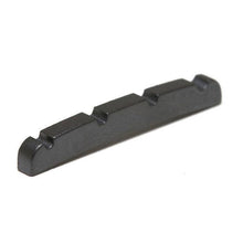 Load image into Gallery viewer, NEW Graph Tech PT-1214-00 BLACK TUSQ XL Slotted Nut for Fender J Bass 4-String