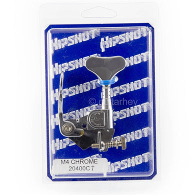 Hipshot Bass Schaller M4 Mini Xtender detuning Drop D-Tuner - TREBLE SIDE CHROME