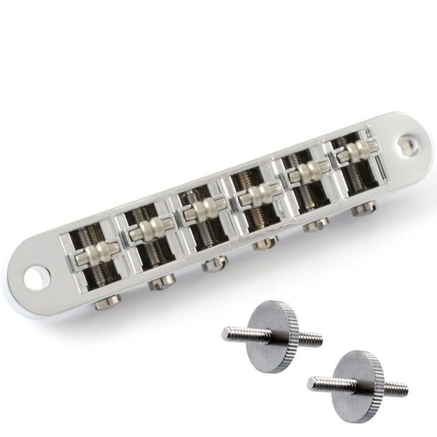 NEW Roller Tunematic BRIDGE for Gibson Les Paul SG TuneOMatic - CHROME