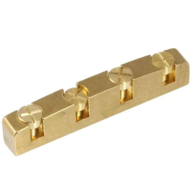 ABM 6230 Adjustable 4-String Bell Brass Saddle, 40mm Width, 10mm String Spacing