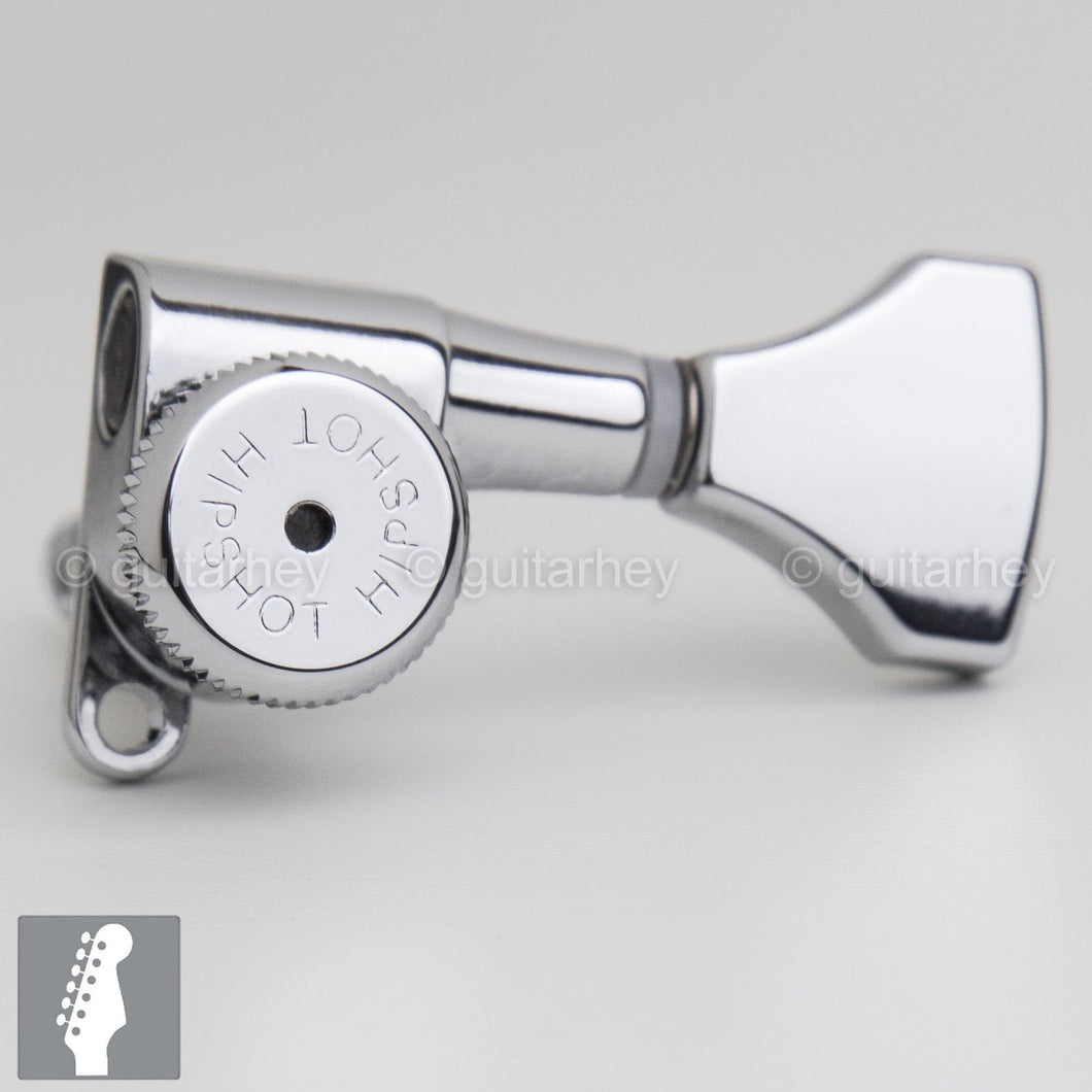 NEW Hipshot 6-in-Line Schaller Mini Style Locking M6 Non-Staggered HS - CHROME