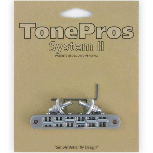 NEW TonePros TP6-C Standard Tuneomatic Nashville (small posts) Tone Pros CHROME